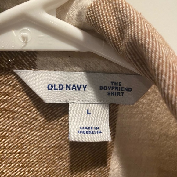 Brown and White Plaid Shirt - Picture 3 of 3